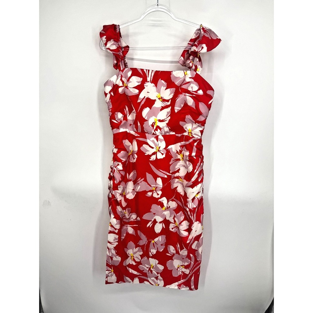 NWT Milly Dress $395 Size‎ 12 100% Silk Floral Feminine Wedding Guest Softgirl